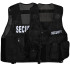 High Visibility Tactical Security Vest Black Eco