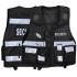 High Visibility Tactical Security Vest Black Std