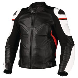 Haider MOTORBIKE RACING BIKER Protective Leather JACKET
